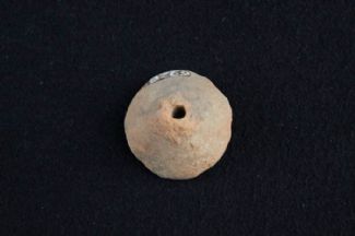 青铜时代西团山文化  圆锥状素面陶纺轮